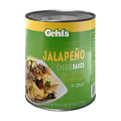Gehl's Premium Jalapeno Cheese Sauce, 6 x 106 oz Case - Condiments & Sauces