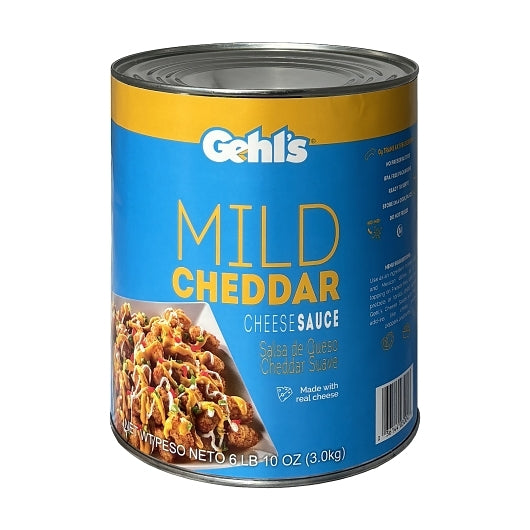 Gehl's Mild Cheddar Cheese Sauce, 6 x 106 oz Case - Condiments & Sauces