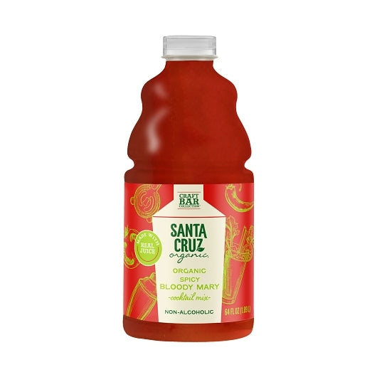 Santa Cruz Organic Spicy Bloody Mary Non Alcoholic Mix, 8 x 64 fl oz Case - Pantry Ingredients