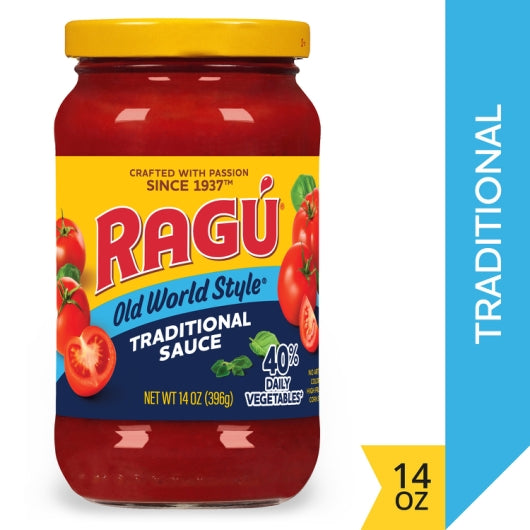 Ragu SAUCE OLD WORLD SPAGHETTI GLASS JAR, 12 x 14 oz Case - DOT product image 2