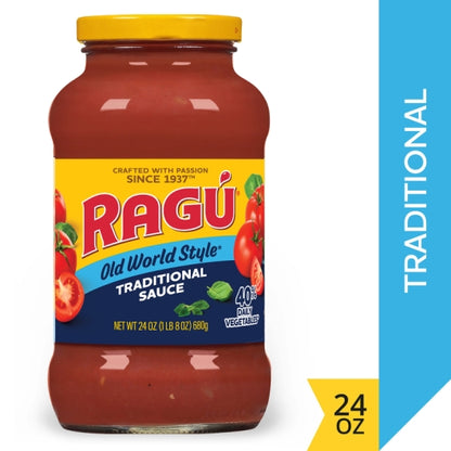 Ragu SAUCE TRADITIONAL OLD WORLD STYLE, 12 x 24 oz Case - DOT product image 2