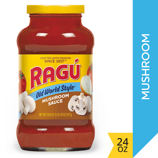 Ragu SAUCE OLD WORLD MUSHROOM, 12 x 24 oz Case - DOT product image 2