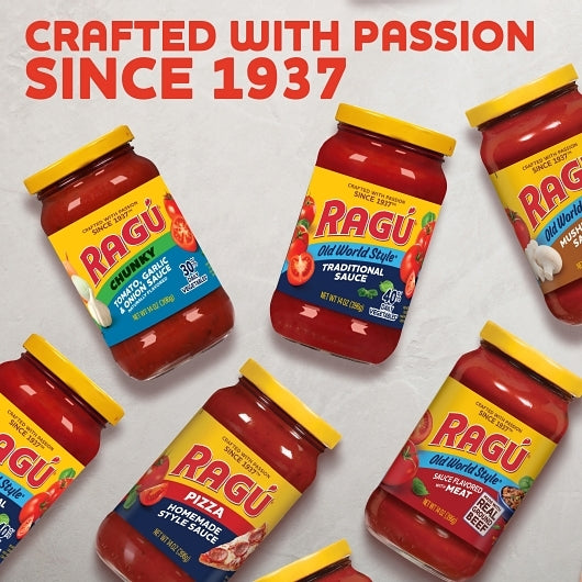 Ragu PIZZA Sauce GLASS JAR, 12 x 14 oz Case - DOT product image 5