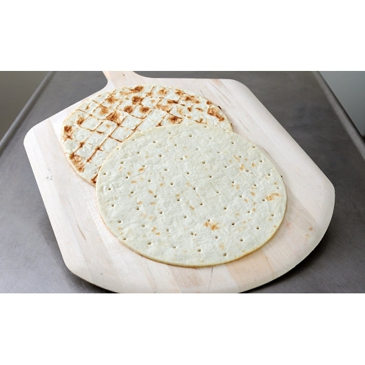 Alive And Kicking 16 Inch Par Baked Thin Pizza Crust, 1 x 40 ct Case - Breads, Rolls & Buns