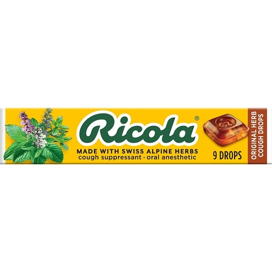 Ricola Original Herb Stick Lozenges, 12 x 20 x 9 ct Case - Health & Personal Care