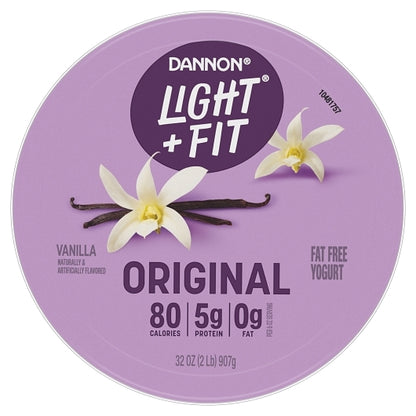 Light and Fit Nonfat Vanilla Yogurt, 6 x 32 oz Case - DOT product image 4