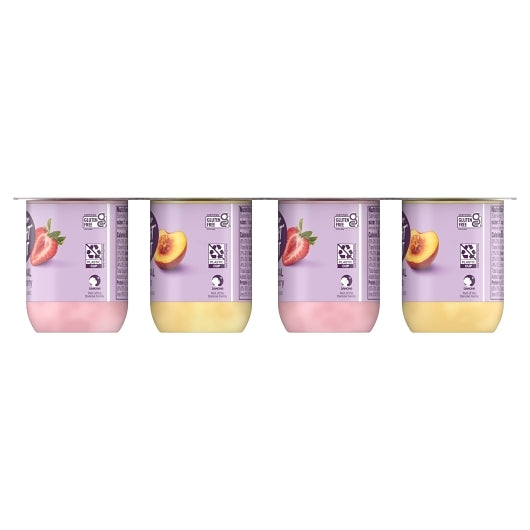 Light & Fit 12 Strawberry and 12 Peach Yogurt, 6 x 16 oz Case - DOT product image 4