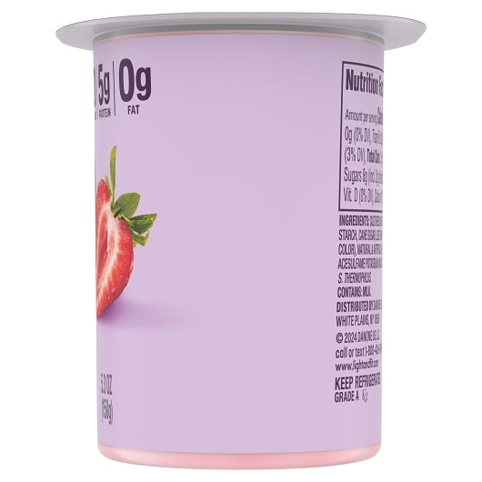 Light and Fit Nonfat Strawberry Yogurt, 12 x 5.3 oz Case - DOT product image 4