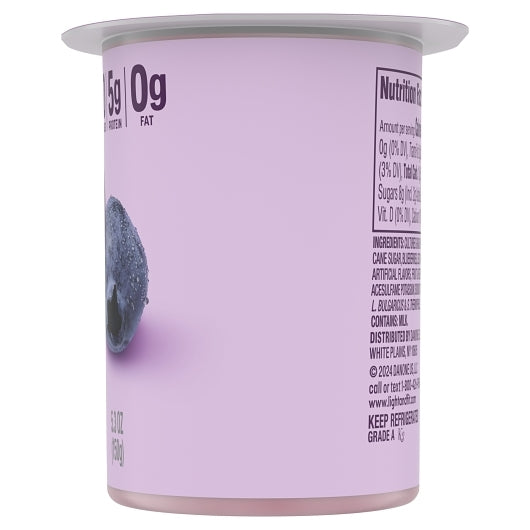 Light & Fit Nonfat Blueberry Yogurt, 12 x 5.3 oz Case - DOT product image 4