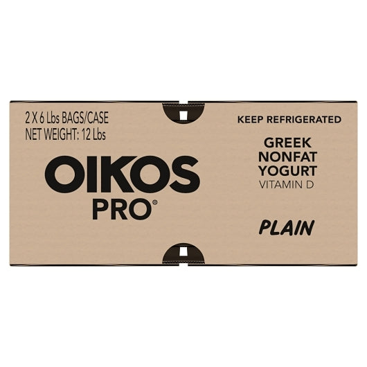 Oikos Pro Plain Greek Yogurt, 2 x 6 lb Case - DOT product image 3