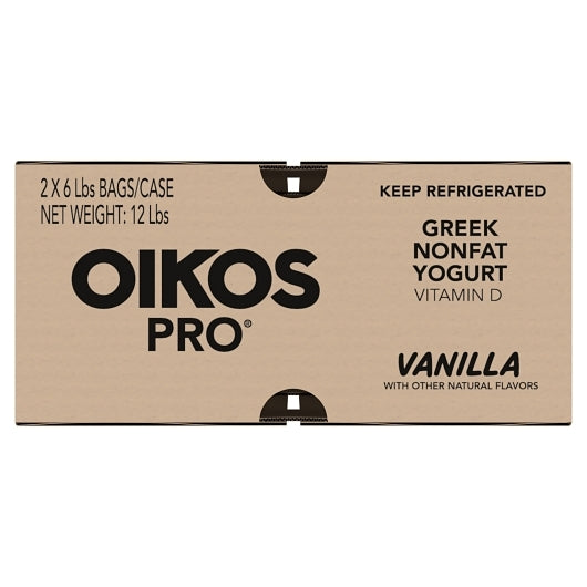 Oikos Pro Vanilla Yogurt, 1 x 12 lb Case - DOT product image 3
