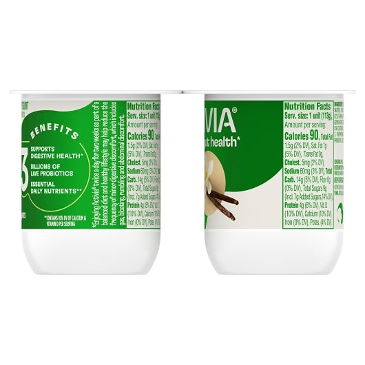 Activia Vanilla Probiotic Yogurt, 4 Ounce - 24 per case. - DOT product image 3