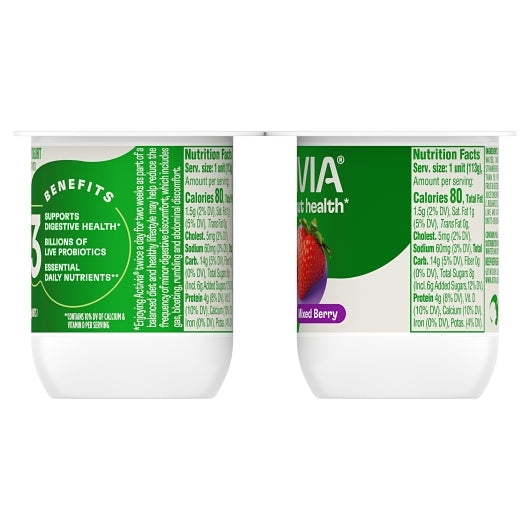 Activia Low Fat Mixed Berry Yogurt, 6 x 16 oz Case - DOT product image 3