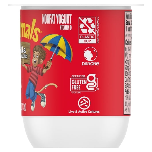 Danimals NonFat Vanilla Yogurt, 48 x 4 oz Case - DOT product image 3