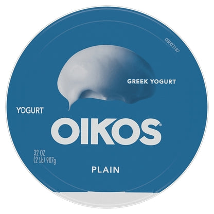 Oikos 4% Fat Whole Milk Plain Greek Yogurt, 6 x 32 oz Case - DOT product image 5