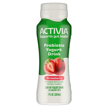 Activia Strawberry Yogurt Drink, 12 x 7 fl oz Case - Cheese & Dairy