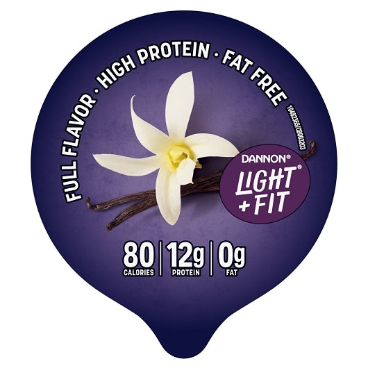 Light and Fit Nonfat Vanilla Yogurt, 12 x 5.3 oz Case - DOT product image 4