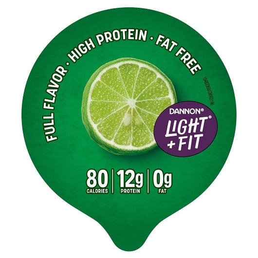 Light & Fit Nonfat Key Lime Yogurt, 12 x 5.3 oz Case - DOT product image 4