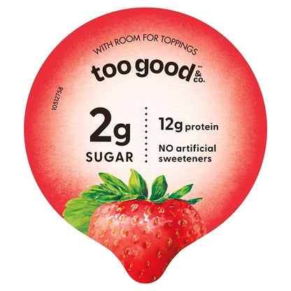 Too Good & Co Low Fat Strawberry Yogurt, 12 x 5.3 oz Case - DOT product image 4