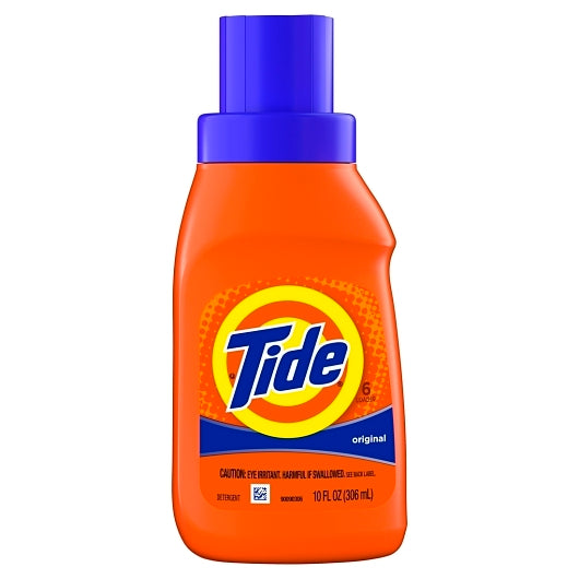 Tide Liquid Double Strength Original 6 Load, 12 x 10 fl oz Case - Cleaners & Sanitizers