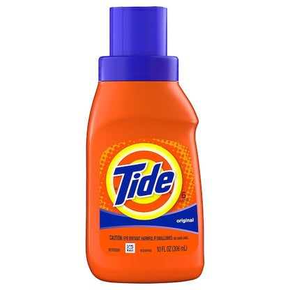 Tide Liquid Double Strength Original 6 Load, 12 x 10 fl oz Case - Alternate product angle or state