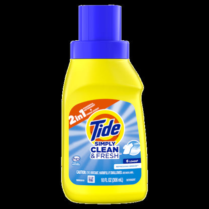 Tide Simply Clean & Fresh Laundry Detergent, 12 x 10 fl oz Case - DOT product image 2