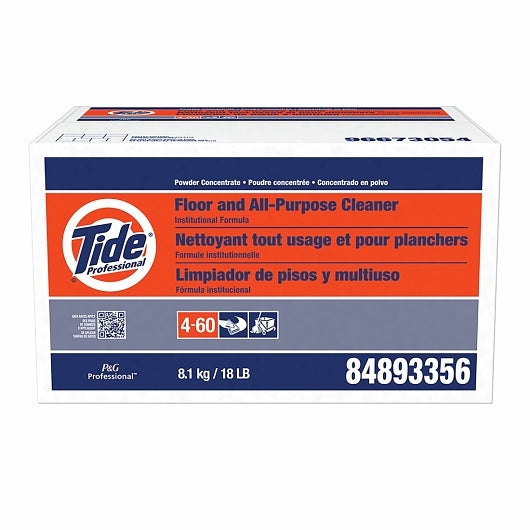 Tide Professional Floor and All-Purpose Cleaner Institutional Formula Concentrate Powder, 1 x 18 lb Case - Cleaners &