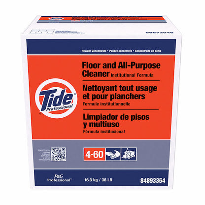 Tide Floor And All-Purpose Cleaner Institutional Formula Concentrate Powder, 1 x 36 lb Case - Product image with supporting elements