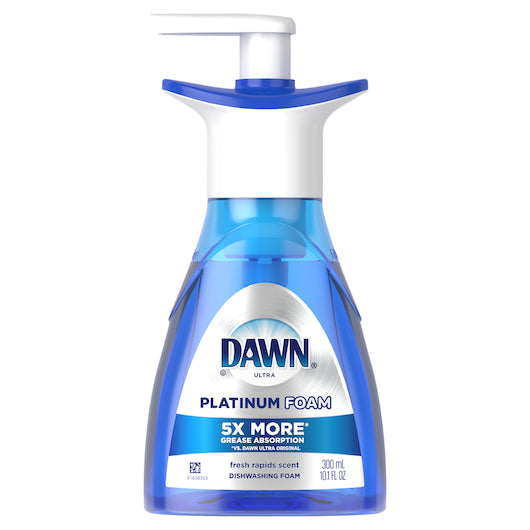 Dawn Dish Soap Dawn Platinum Foam, 12 x 10.1 fl oz Case - Cleaners & Sanitizers
