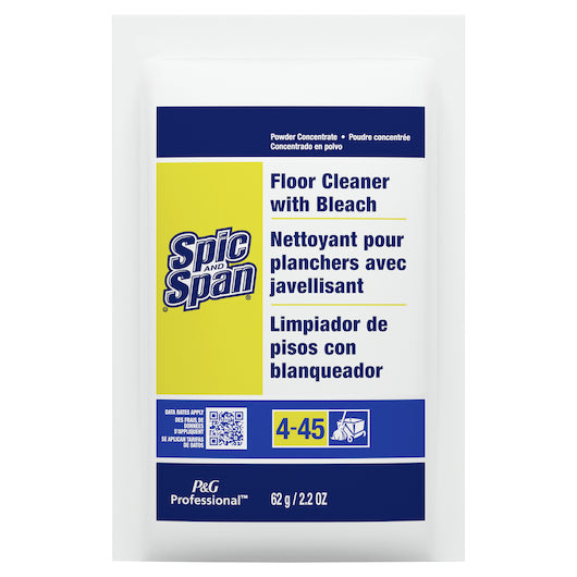 Spic & Span Floor Cleaner w/Bleach Concentrate Powder Packet, 45 x 2.2 oz Case - DOT product image 2