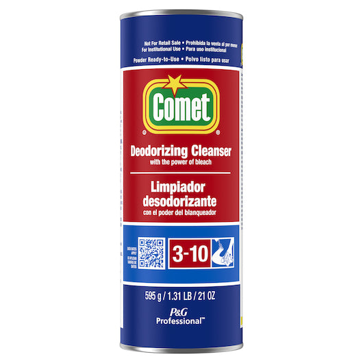 Comet Professional Deodorizing Cleanser Ready to Use Powder, 24 x 21 oz Case - Cleaners & Sanitizers