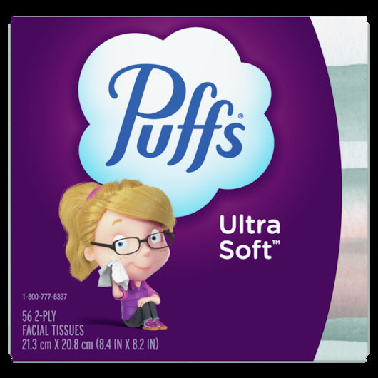 Puffs Cube Ultra, 24 x 56 ct Case - Janitorial Supplies