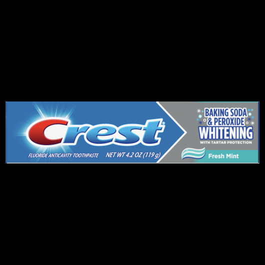Crest Toothpaste Cavity & Tartar Protection Baking Soda & Peroxide, 2 x 12 x 4.2 oz Case - Health & Personal Care