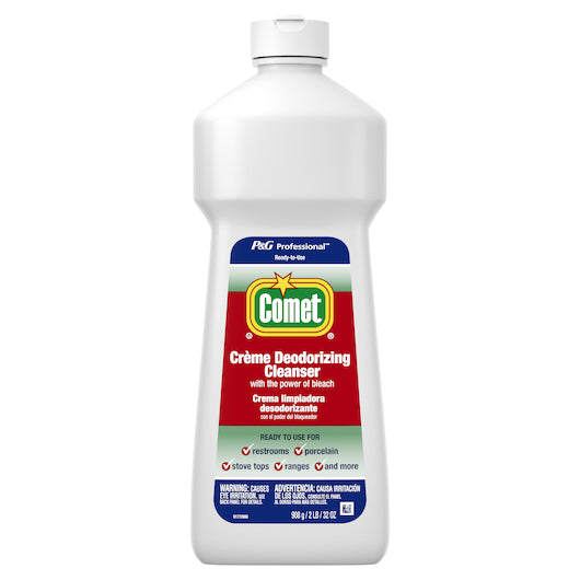 Comet Professional Crème Deodorizing Cleanser, 10 x 32 oz Case - Cleaners & Sanitizers