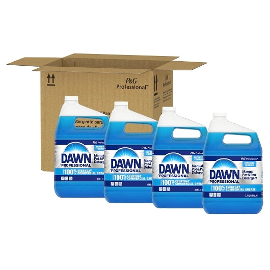 Dawn Professional Manual Pot & Pan Detergent Regular scent Concentrate, 4 x 1 GA Case - Alternate product angle or state