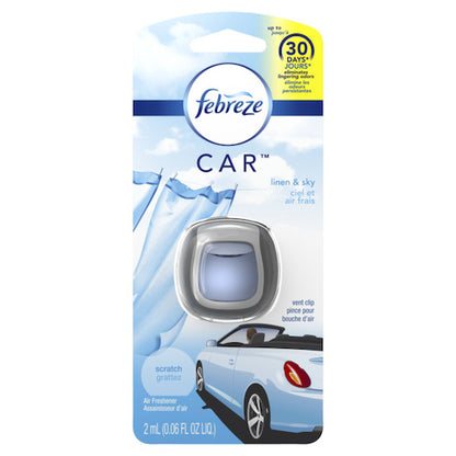 Febreze Vent Clip Linen & Sky Air Freshener, 8 x 0.06 fl oz Case - DOT product image 2