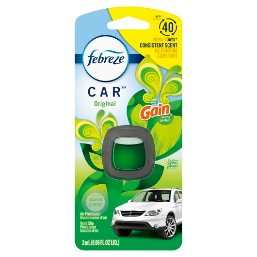 Febreze AIR FRESHENER CAR VENT GAIN SCENT, 8 x 0.06 fl oz Case - DOT product image 3