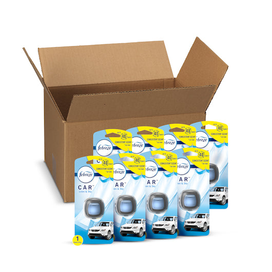 Febreze Vent Clip Linen & Sky Air Freshener, 8 x 0.06 fl oz Case - DOT product image 3