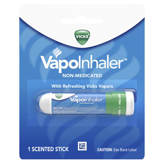 Vicks Inhaler Nasal Decongestion, 12 x 0.007 fl oz Case - Health & Personal Care