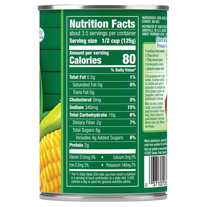 Libby Fancy Cream Style Sweet Corn, 24 x 14.75 oz Case - DOT product image 6
