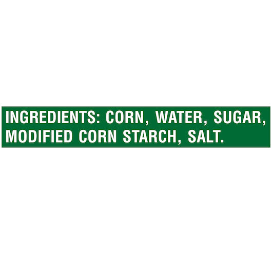 Libby Fancy Cream Style Sweet Corn, 6 x 106 oz Case - DOT product image 7
