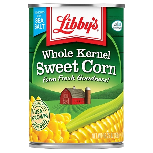 Libby's Whole Kernel Sweet Corn, 24 x 15 oz Case - DOT product image 2