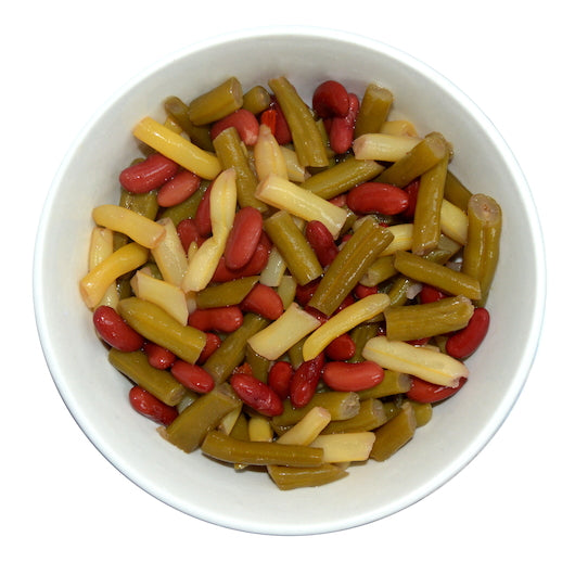 Read Three Bean Salad, 6 x 108 oz Case - Fruit & Sides