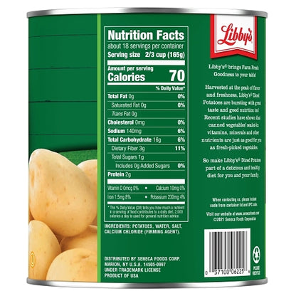 Libbys Diced Potatoes , 6 x 102 oz Case - DOT product image 2
