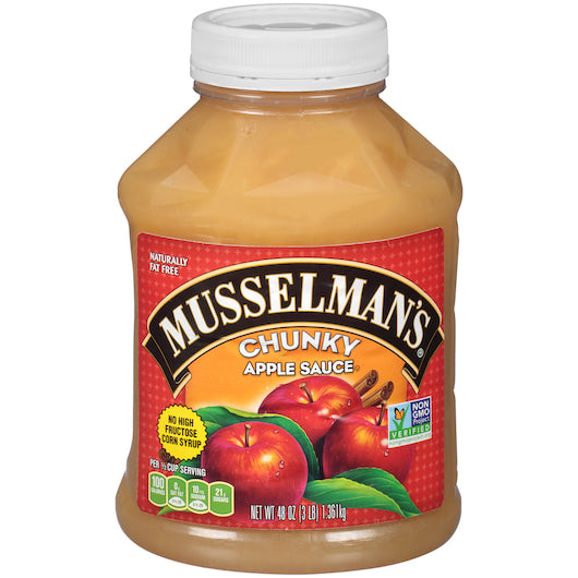 Musselman's Homestyle Chunky Applesauce, 8 x 48 oz Case - Dried Fruit & Fruit Snacks