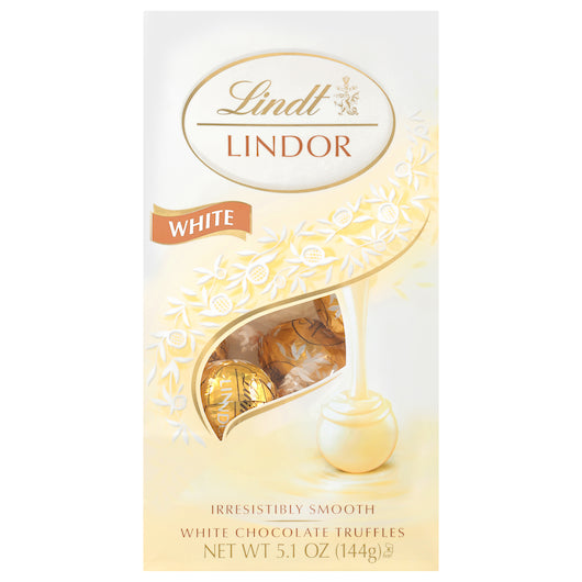 Lindt Lindor White Chocolate Truffles, 6 x 5.1 oz Case - DOT product image 7