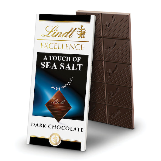 Excellence Chocolate Bar Sea Salt, 12 x 12 x 3.5 oz Case - Candy & Confections