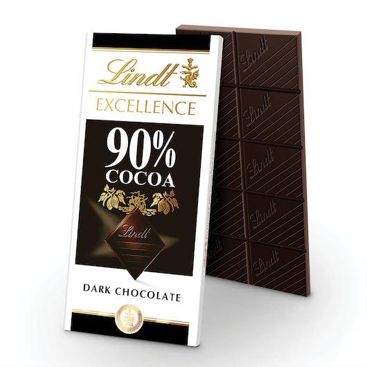 Excellence Chocolate Bar 90% Cocoa, 12 x 12 x 3.5 oz Case - Candy & Confections
