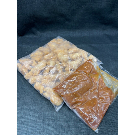 B and D Foods Pineapple Teriyaki Chicken Meal Kit, 1 x 12 lb Case - Frozen Fruit