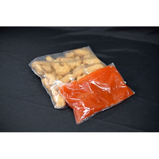 B and D Foods Fully Cooked Royal Orange Chicken Meal Kit, 1 x 12 lb Case - Prepared Foods